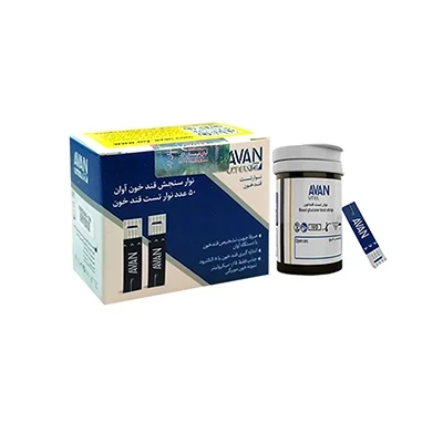 نوار تست قند خون آوان 50 عددی