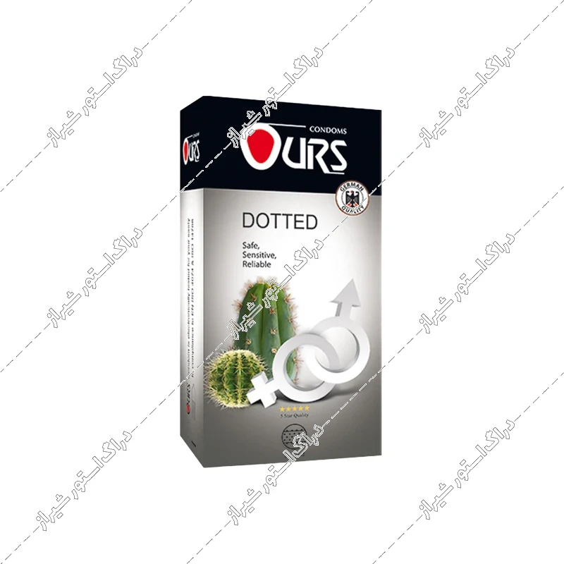 کاندوم خاردار اورز مدل Dotted بسته 12 عددی