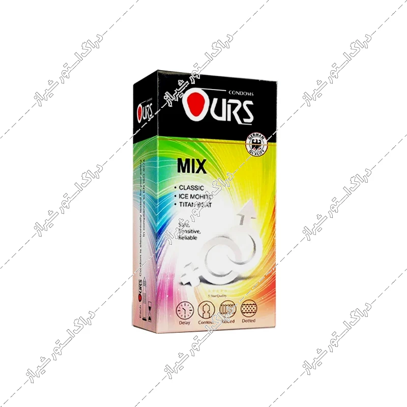 کاندوم میکس اورز بسته 12 عددی