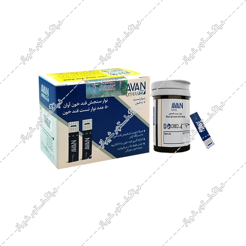 نوار تست قند خون آوان 50 عددی