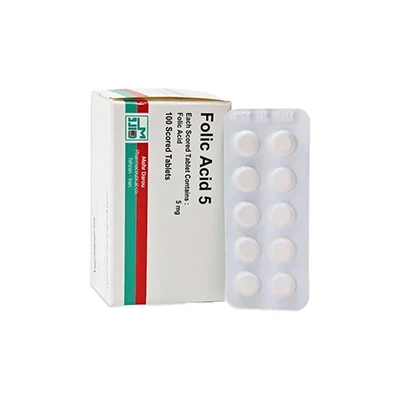 قرص فولیک اسید 5 میلی‌گرم مهر دارو 100 عددی