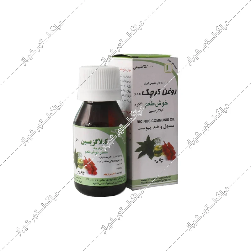 روغن کرچک خوش طعم کیمیا دارو سپهر 40 میلی‌لیتر