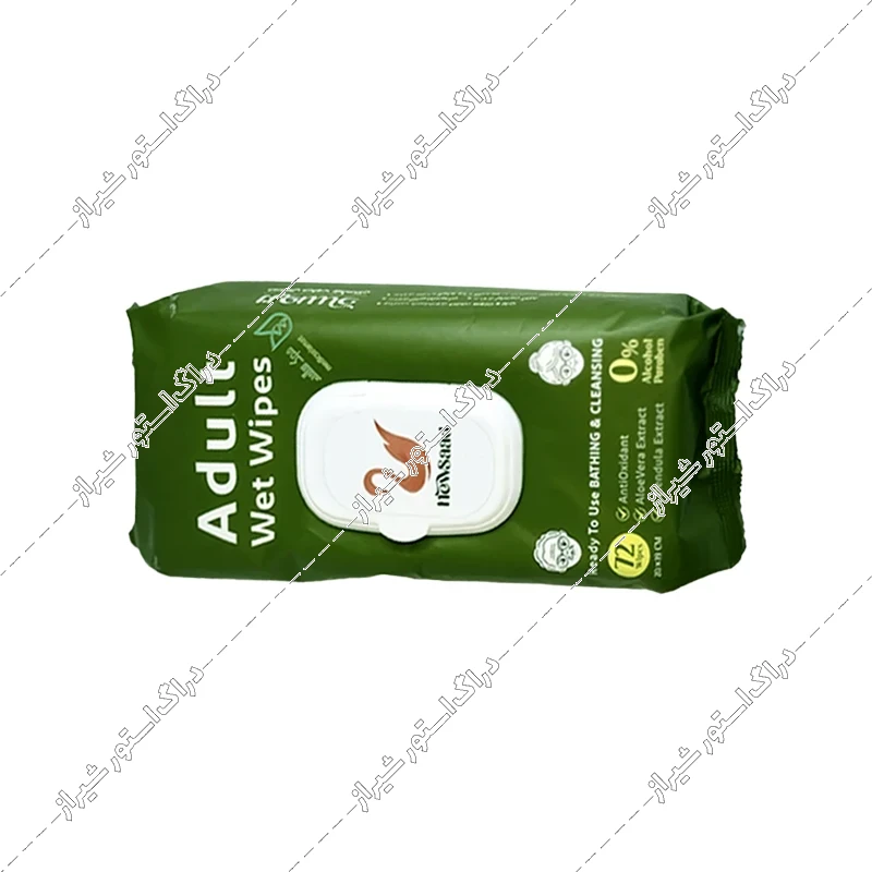 دستمال مرطوب بزرگسال نیوساد 72 عددی