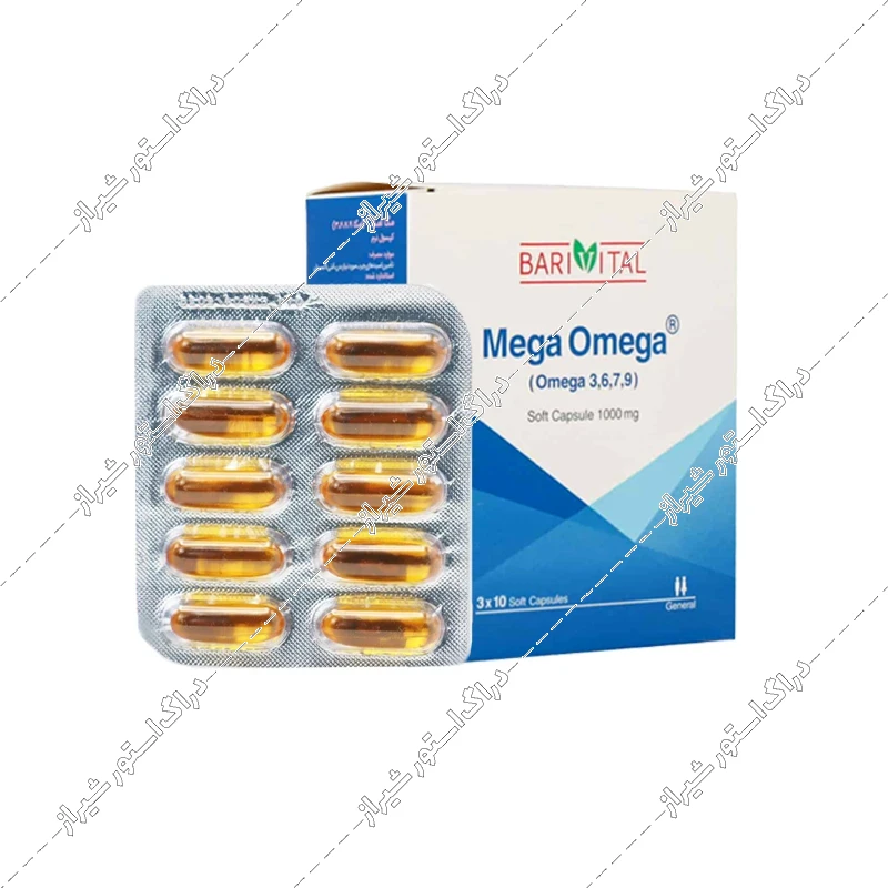 سافت ژل مگا امگا باریویتال 30 عددی