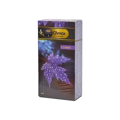 کاندوم ساده کلایمکس مدل Classic بسته 12 عددی