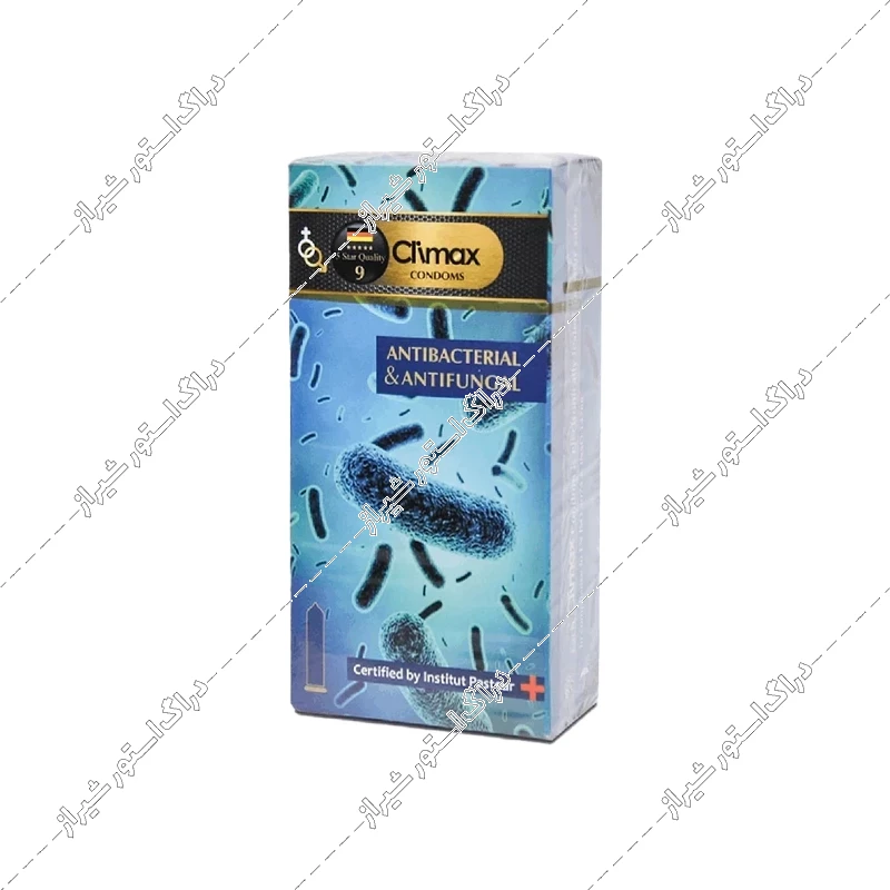 کاندوم آنتی باکتریال و ضد قارچ کلایمکس بسته 12 عددی